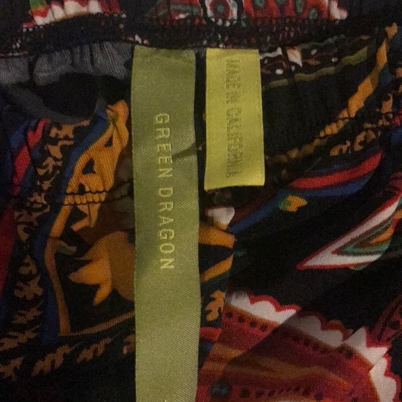 Strapless Green Dragon maxi - Picture 2 of 3